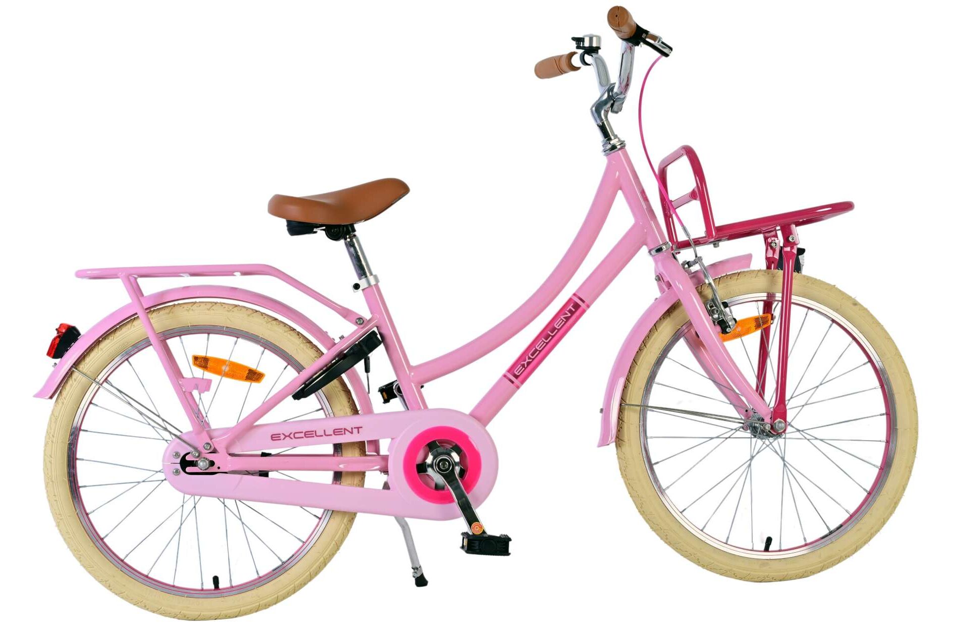 Volare Kinderfahrrad Excellent f&uuml;r M&auml;dchen 20 Zoll Kinderrad in Rosa, Shimano Nexus 3 