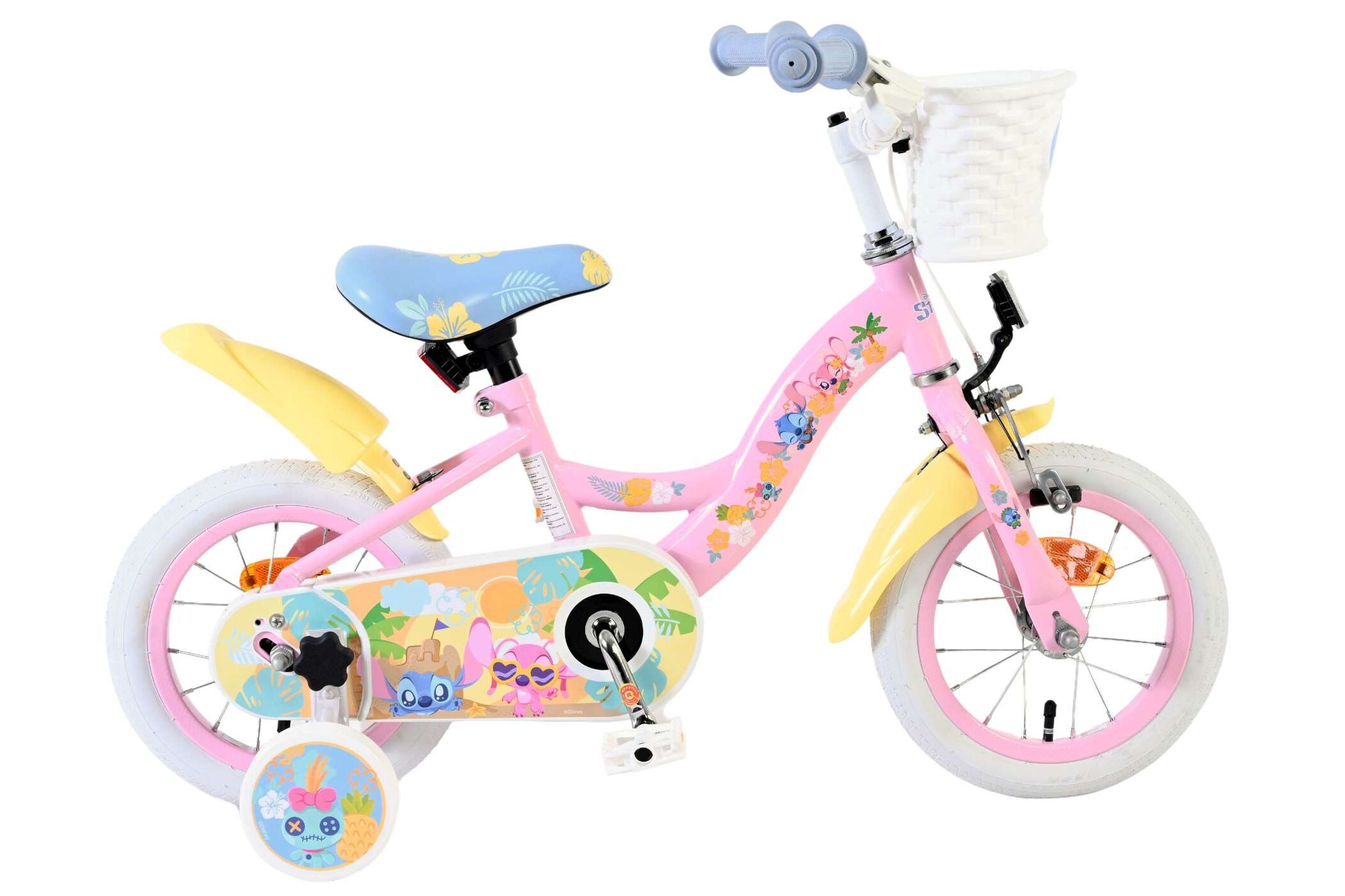 Volare Kinderfahrrad Koala f&uuml;r M&auml;dchen 12 Zoll Kinderrad in Rosa 