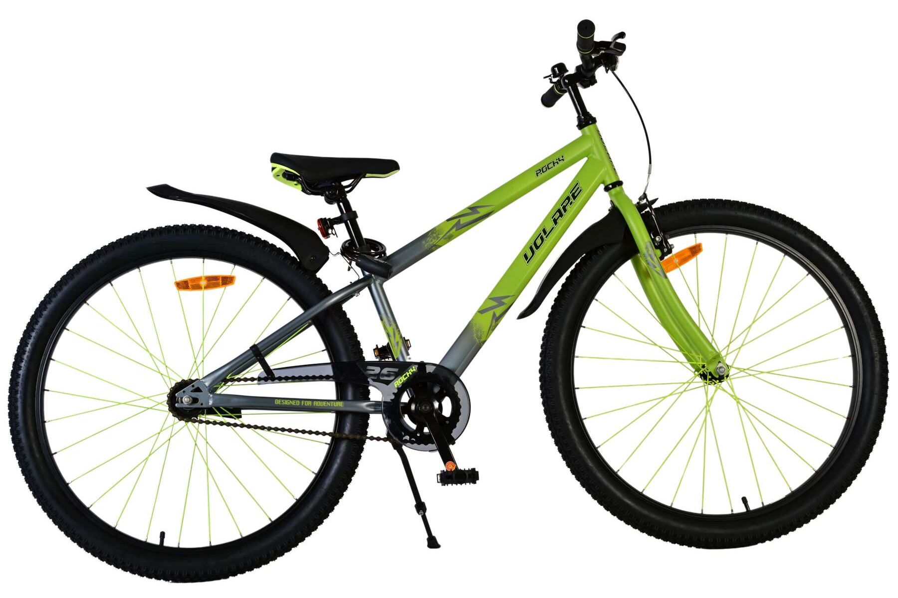 Volare Kinderfahrrad Rocky f&uuml;r Jungen 26 Zoll Kinderrad in Gr&uuml;n 