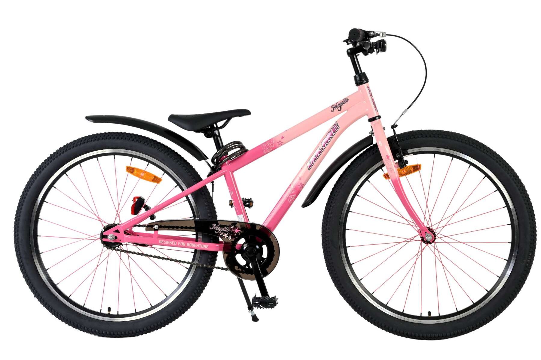 Volare Kinderfahrrad Mystic 24 Zoll Kinderrad in Rosa 