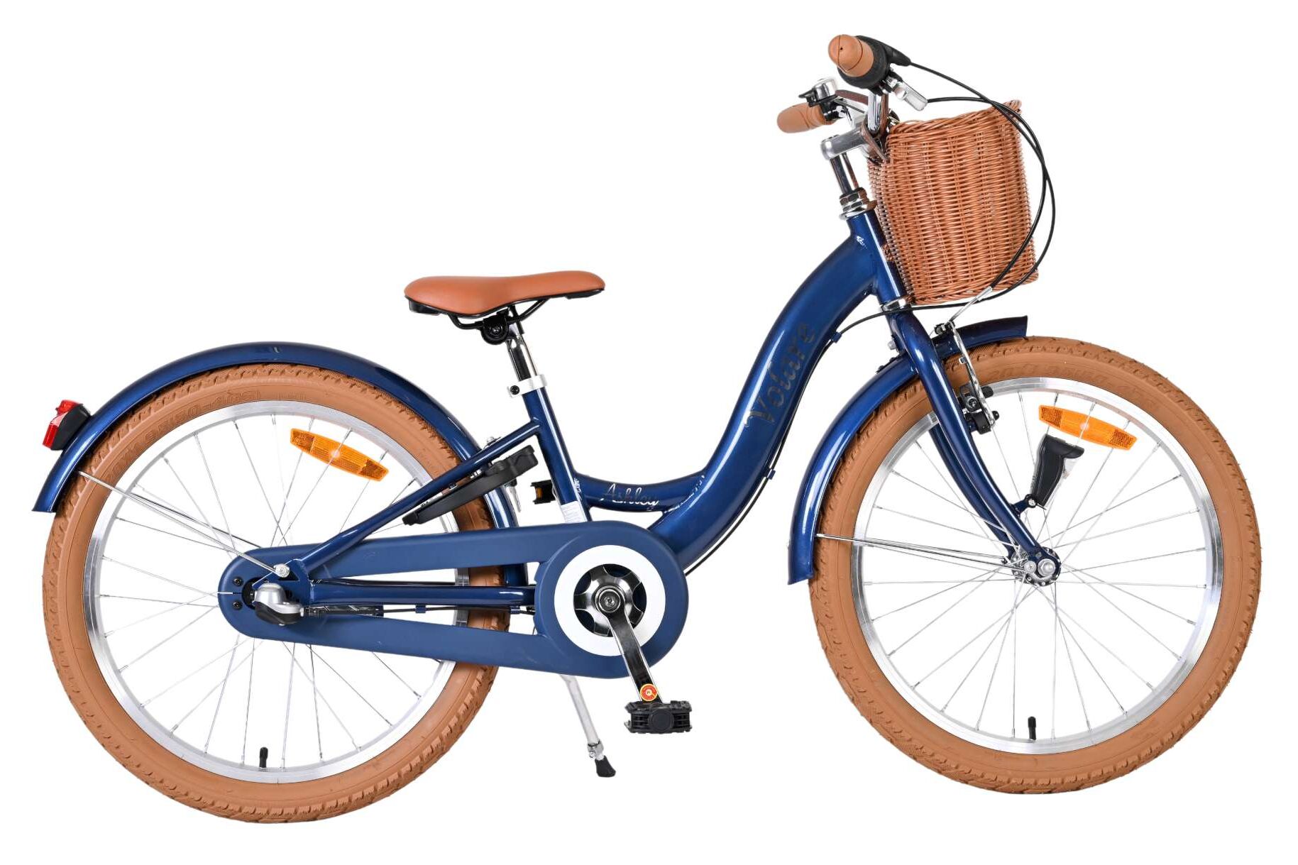 Volare Kinderfahrrad Ashley f&uuml;r M&auml;dchen 20 Zoll Kinderrad in Blau, Shimano Nexus 3 